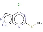 4-CHLORO-6-(METHYLTHIO)-1H-PYRAZOLO[3,4-D]PYRIMIDINE