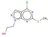 2-(4-CHLORO-6-(METHYLTHIO)-1H-PYRAZOLO[3,4-D]PYRIMIDIN-1-YL)ETHANOL