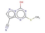 4-HYDROXY-2-(METHYLTHIO)PYRAZOLO[1,5-A][1,3,5]TRIAZINE-8-CARBONITRILE