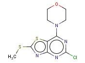5-氯-2-(甲硫<span class='lighter'>基</span>)-7-(<span class='lighter'>吗</span><span class='lighter'>啉</span>-4-<span class='lighter'>基</span>)噻唑并[4,5-d]嘧啶