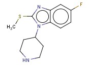 5-FLUORO-2-(METHYLTHIO)-1-(PIPERIDIN-4-YL)-1H-BENZO[D]IMIDAZOLE