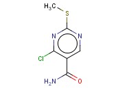 4-CHLORO-2-(METHYLSULFANYL)PYRIMIDINE-5-CARBOXAMIDE
