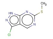 3-CHLORO-6-(METHYLTHIO)-1H-PYRAZOLO[3,4-D]PYRIMIDINE