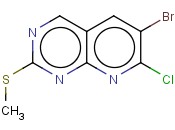 6-BROMO-7-CHLORO-2-(METHYLTHIO)PYRIDO[2,3-D]PYRIMIDINE