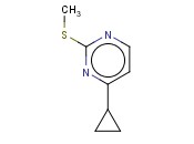 4-CYCLOPROPYL-2-(METHYLSULFANYL)PYRIMIDINE