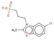 5-chloro-2-methyl-3-(3-sulfopropyl) benzoxazolium