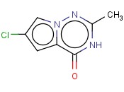 6-CHLORO-2-METHYL-3H-<span class='lighter'>PYRROLO</span>[<span class='lighter'>2,1-F</span>][<span class='lighter'>1,2,4</span>]TRIAZIN-4-ONE