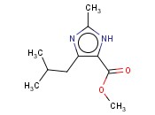 METHYL 4-ISOBUTYL-2-METHYL-1H-<span class='lighter'>IMIDAZOLE-5-CARBOXYLATE</span>