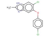 6-CHLORO-5-(4-CHLOROPHENOXY)-2-METHYL-1H-BENZO[D]IMIDAZOLE