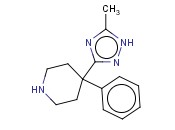 4-(5-METHYL-1H-1,2,4-TRIAZOL-3-YL)-<span class='lighter'>4-PHENYLPIPERIDINE</span>