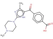 4-(4-METHYL-2-(4-METHYLPIPERAZIN-1-YL)-1H-IMIDAZOLE-5-CARBONYL)BENZOIC ACID