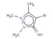 3H-<span class='lighter'>吡唑</span>-3-亚胺,4-<span class='lighter'>溴</span>-1,2-二氢-1,2,5-三甲基-