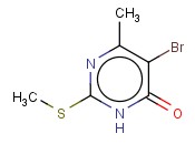 4(3H)-PYRIMIDINONE, 5-BROMO-6-METHYL-2-(METHYLTHIO)-