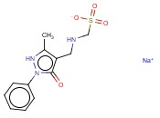 [(2,3-二氢-1,5-二甲基-3-氧代-2-苯基的1H-吡唑-4-基)氨基]甲磺酸