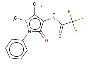 N-(2,3-DIMETHYL-5-OXO-1-PHENYL-2,5-DIHYDRO-1H-PYRAZOL-4-YL)-2,2,2-TRIFLUOROACETAMIDE