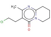 <span class='lighter'>4H-PYRIDO</span>[<span class='lighter'>1,2-A</span>]<span class='lighter'>PYRIMIDIN-4-ONE</span>, 3-(2-CHLOROETHYL)-6,7,8,9-TETRAHYDRO-2-METHYL-