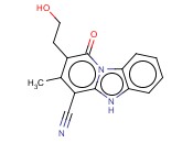 2-(2-羟基乙基)-3-<span class='lighter'>甲基</span>-1-氧代-1,5-二氢吡啶并[1,2-A]<span class='lighter'>苯并咪唑</span>-4-甲腈