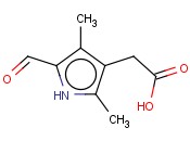 2-(5-FORMYL-2,4-DIMETHYL-1H-PYRROL-3-YL)ACETIC ACID