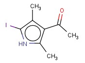 KETONE, 5-IODO-2,4-DIMETHYLPYRROL-3-YL METHYL