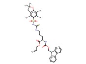 (S)-ALLYL 2-(((9H-FLUOREN-9-YL)METHOXY)CARBONYLAMINO)-5-(3-(2,2,4,6,7-PENTAMETHYL-2,3-DIHYDROBENZOFURAN-5-YLSULFONYL)THIOUREIDO)PENTANOATE