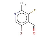 5-BROMO-3-FLUORO-2-METHYLPYRIDINE-4-CARBOXALDEHYDE