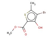 METHYL 4-BROMO-3-HYDROXY-5-METHYLTHIOPHENE-2-CARBOXYLATE
