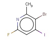 3-BROMO-6-FLUORO-4-IODO-2-<span class='lighter'>PICOLINE</span>