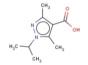 1-Isopropyl-<span class='lighter'>3,5-dimethyl</span>-1H-pyrazole-4-carboxylic acid