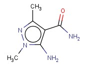 5-<span class='lighter'>AMINO-1,3-DIMETHYL-1H-PYRAZOLE-4-CARBOXAMIDE</span>