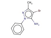 4-<span class='lighter'>溴</span>-3-甲基-1-苯基-1H-<span class='lighter'>吡唑</span>-5-基胺