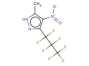 3-(Heptafluoro-n-propyl)-5-methyl-4-nitropyrazole