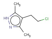 3,5-dimethyl-4'-(2-chloroethyl)-1H-pyrazole