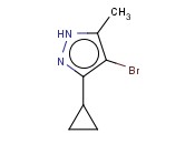 4-BROMO-5-CYCLOPROPYL-3-METHYL-1H-PYRAZOLE