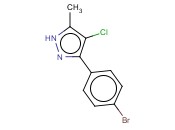 3-(4-BROMOPHENYL)-4-CHLORO-5-METHYL-1H-PYRAZOLE