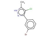 3-(3-BROMOPHENYL)-4-CHLORO-5-METHYL-1H-PYRAZOLE