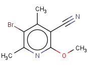 <span class='lighter'>5-BROMO-2-METHOXY-4,6-DIMETHYLNICOTINONITRILE</span>