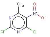 2,4-dichloro-5-nitro-6-methylpyrimidine