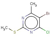 5-BROMO-4-CHLORO-6-METHYL-2-(METHYLSULFANYL)PYRIMIDINE
