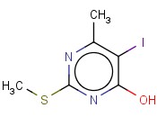 5-IODO-6-METHYL-2-(METHYLSULFANYL)PYRIMIDIN-4-OL