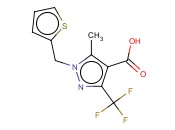 5-METHYL-1-THIOPHEN-2-YLMETHYL-3-TRIFLUOROMETHYL-1H-PYRAZOLE-4-CARBOXYLIC ACID