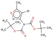 4-BROMO-5-METHYL-3-BIS-BOC-AMINO-ISOXAZOLE