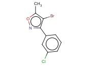4-BROMO-3-(3-CHLOROPHENYL)-5-METHYLISOXAZOLE