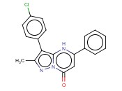3-(4-CHLORO-PHENYL)-2-METHYL-5-PHENYL-4H-PYRAZOLO[1,5-A]PYRIMIDIN-7-ONE