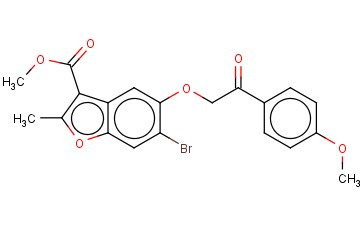 ME 6-BR-5-(2-(4-METHOXYPHENYL)-2-OXOETHOXY)-2-METHYL-1-BENZOFURAN-3-CARBOXYLATE