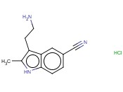3-(2-<span class='lighter'>AMINO</span>-ETHYL)-2-METHYL-1H-INDOLE-5-<span class='lighter'>CARBONITRILE</span> HYDROCHLORIDE