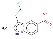 3-(2-<span class='lighter'>氯</span>乙基)-2-甲基-1H-<span class='lighter'>吲哚</span>-5-羧酸