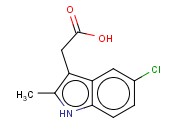 (5-CHLORO-2-METHYL-1H-INDOL-3-<span class='lighter'>YL</span>)-<span class='lighter'>ACETIC</span> ACID