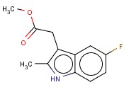 2-METHYL-5-FLUORO-1H-INDOL-3-YL-ACETIC ACID METHYL ESTER