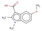 1,2-DIMETHYL-5-<span class='lighter'>METHOXYINDOLE</span>-3-CARBOXYLIC ACID