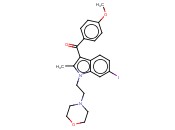 [6-碘-2-甲基-1-[2-(4-<span class='lighter'>吗</span><span class='lighter'>啉</span><span class='lighter'>基</span>)乙基]-1H-吲哚-3-<span class='lighter'>基</span>](4-甲氧基苯基)甲酮
